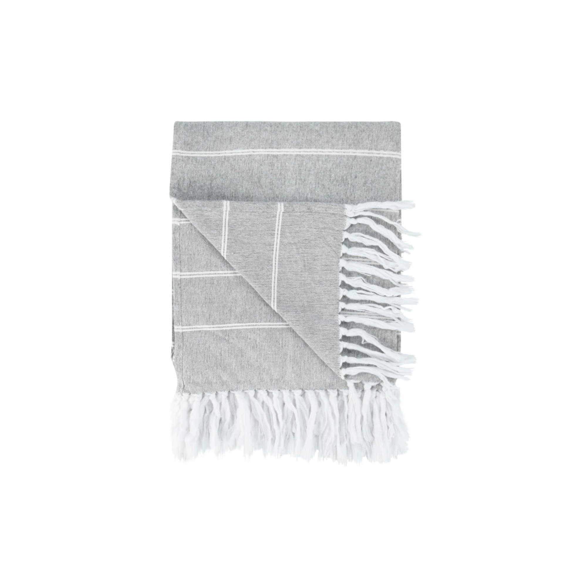Hello Honey® Striped Brushed Cotton Throw Blanket Set